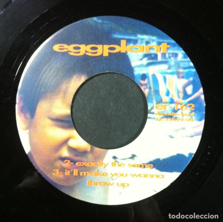 Discos de vinilo: EGGPLANT - Crushed By Ale - SINGLE 1995 - ELEPHANT - Foto 2