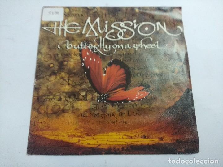 Discos de vinilo: THE MISSION/BUTTERFLY ON A WHEEL/SINGLE. - Foto 1