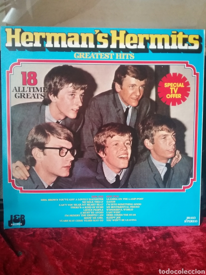 Discos de vinilo: HERMANS HERMITS U.K. 60s J&B Records - Foto 2