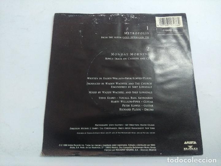 Discos de vinilo: THE CHURCH/METROPOLIS/SINGLE. - Foto 3