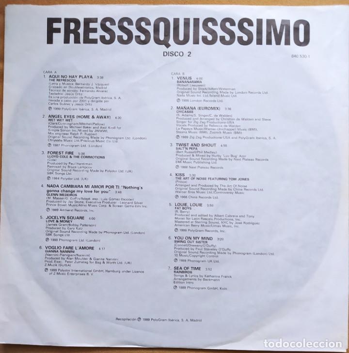 Discos de vinilo: LPs (2) t&iacute;tulo FRESSSQUISSSIMO - como nuevo - Foto 3