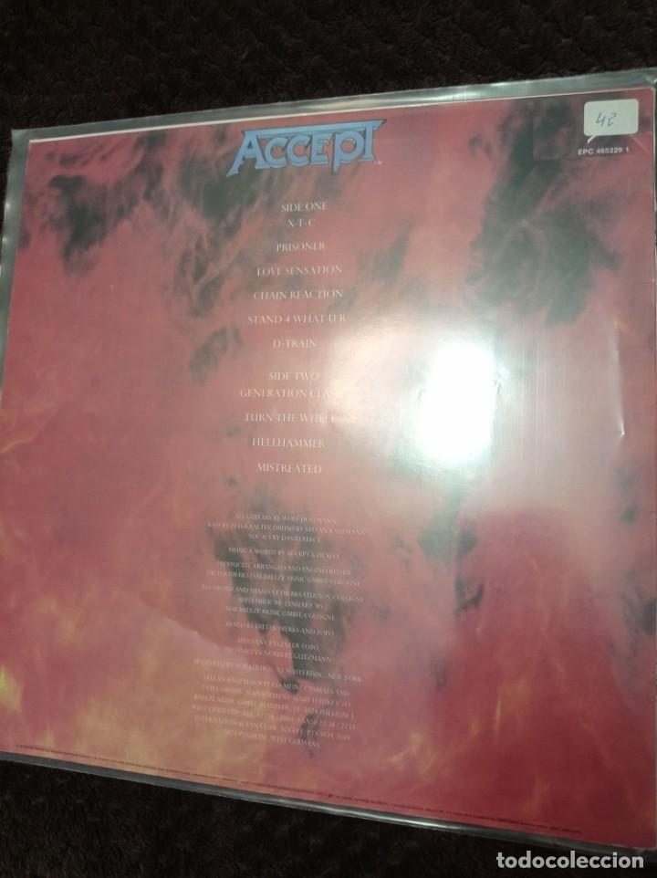 Discos de vinilo: ACCEPT - EAT THE HEAT LP - Foto 7