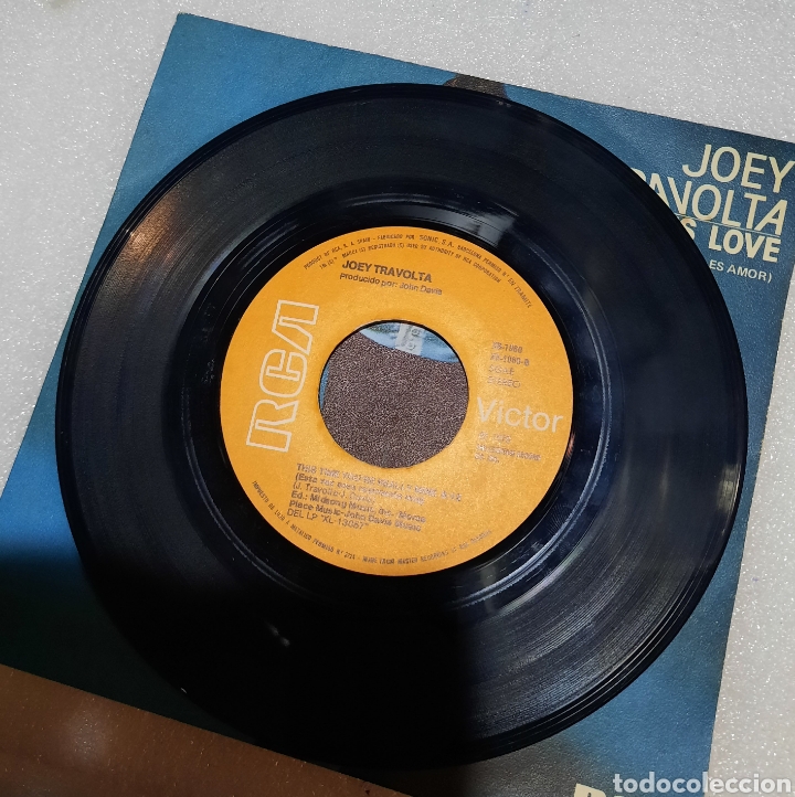 Discos de vinilo: Joey Travolta - Is this love - Foto 2