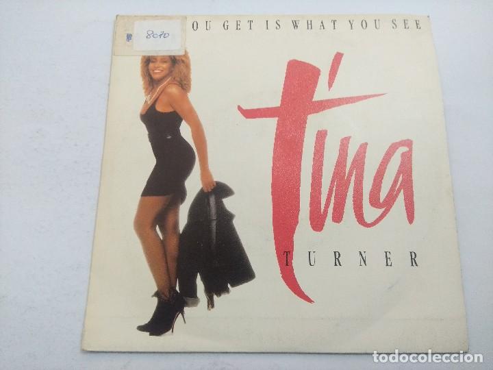 Discos de vinilo: TINA TURNER/WHAT YOU GET/SINGLE. - Foto 1