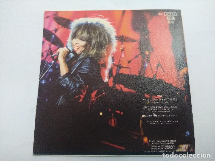 Discos de vinilo: TINA TURNER/WHAT YOU GET/SINGLE. - Foto 3