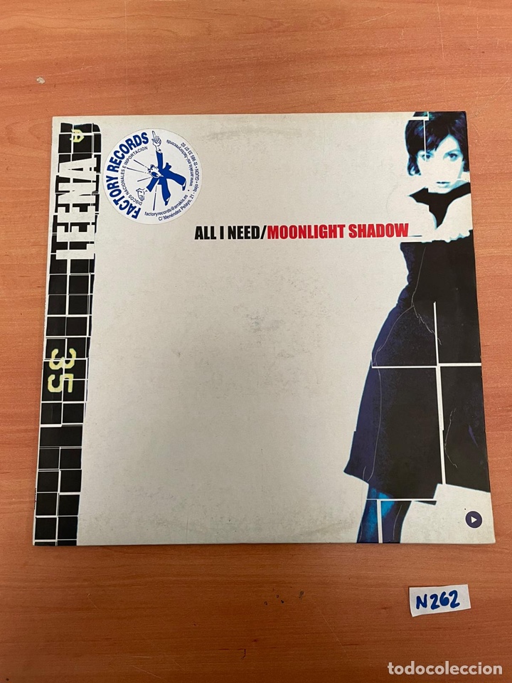 Discos de vinilo: Leena - All I Need / Moonlight Shadow - Foto 1