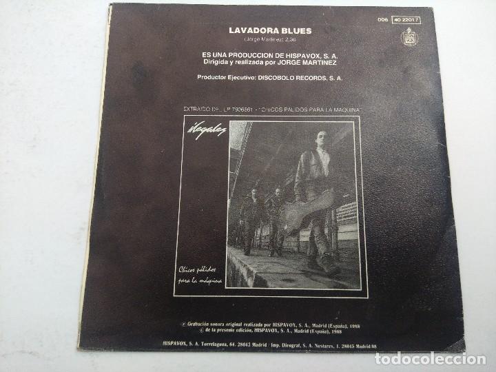 Discos de vinilo: ILEGALES/LAVADORA BLUES/SINGLE. - Foto 3