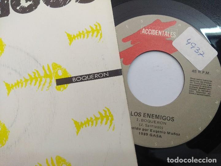 Discos de vinilo: LOS ENEMIGOS/BOQUERON/SINGLE. - Foto 2