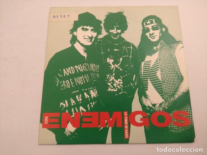 Discos de vinilo: LOS ENEMIGOS/LA TORRE DE BABEL/SINGLE. - Foto 1