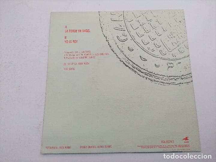 Discos de vinilo: LOS ENEMIGOS/LA TORRE DE BABEL/SINGLE. - Foto 3