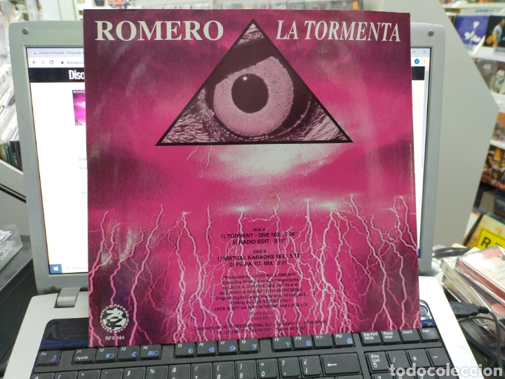 Discos de vinilo: Romero Maxi la tormenta Italia 1994 - Foto 2