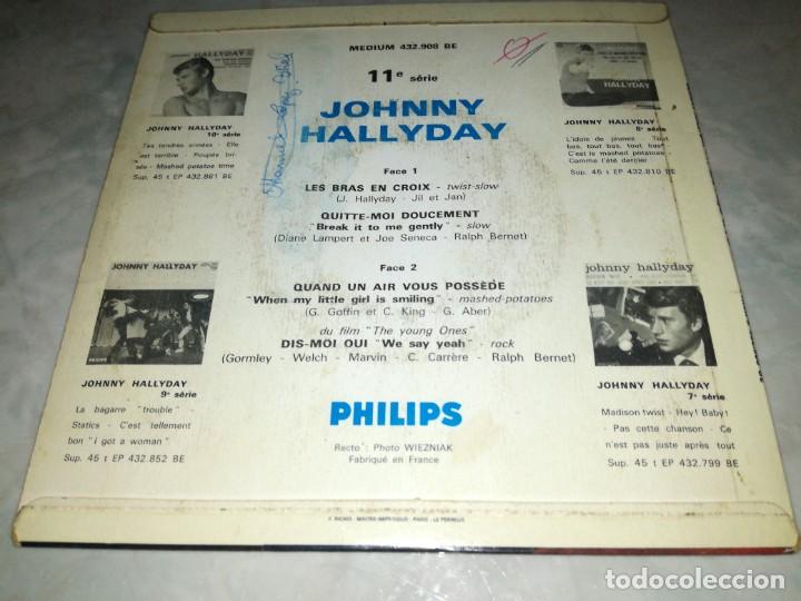 Discos de vinilo: JOHNNY HALLYDAY-LES BRAS EN CROIX - Foto 2