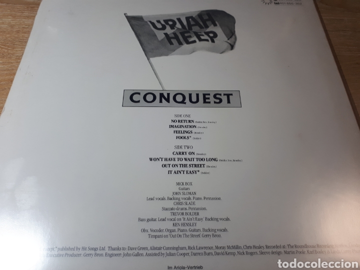 Discos de vinilo: URIAH HEEP CONQUEST ........................ - Foto 2