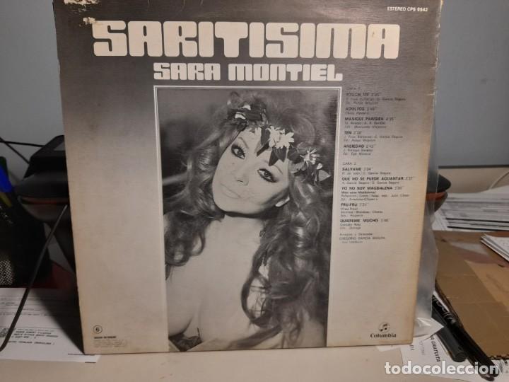 Discos de vinilo: LP SARA MONTIEL : SARITISSIMA - Foto 2
