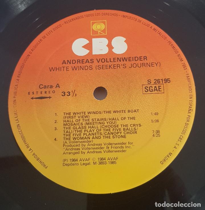 Discos de vinilo: ANDREAS VOLLENWEIDER WHITE WINDS - Foto 3