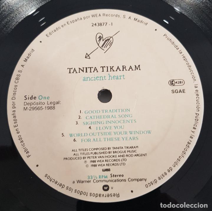 Discos de vinilo: TANITA TIKARAM ANCIENT HEART - Foto 3