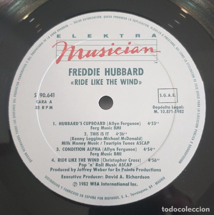 Discos de vinilo: FREDDIE HUBBARD RIDE LIKE THE WIND - Foto 3