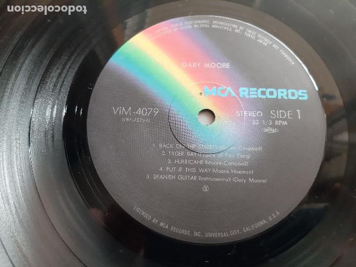 Discos de vinilo: GARY MOORE -GARY MOORE- (1981) LP DISCO VINILO - Foto 3
