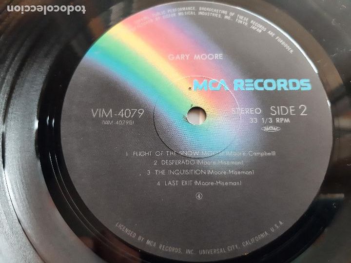 Discos de vinilo: GARY MOORE -GARY MOORE- (1981) LP DISCO VINILO - Foto 4