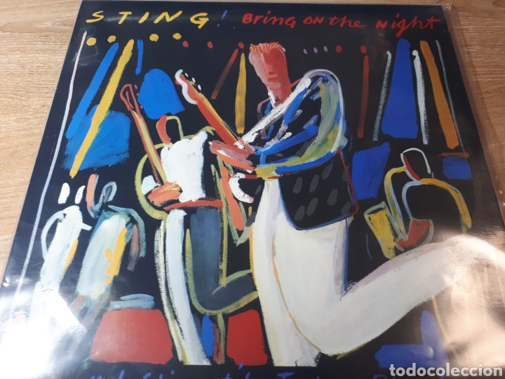 Discos de vinilo: STING BRING ON THE NIGHT DOBLE LP EN DIRECTO - Foto 1