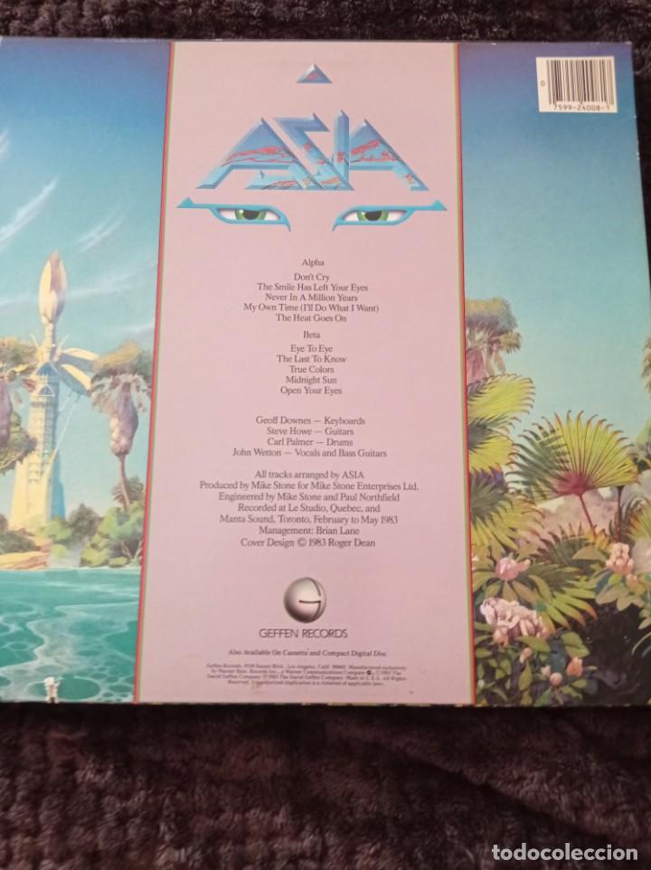 Discos de vinilo: ASIA - ALPHA - LP ....................... - Foto 2
