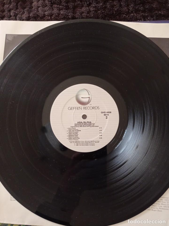 Discos de vinilo: ASIA - ALPHA - LP ....................... - Foto 7