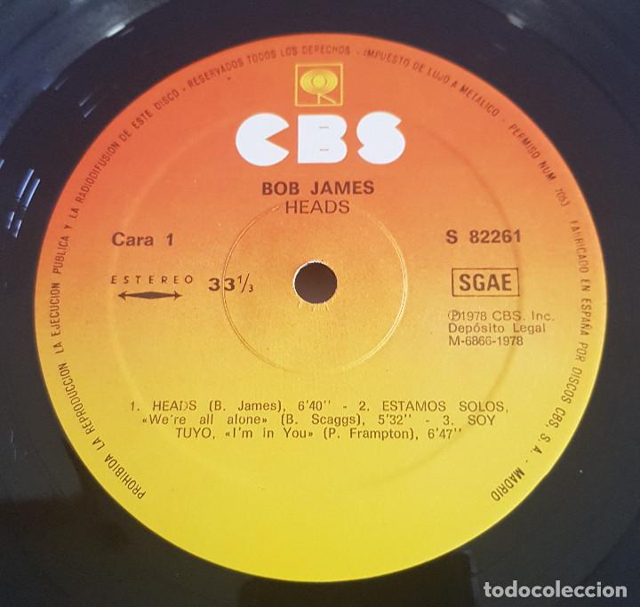 Discos de vinilo: BOB JAMES HEADS - Foto 3
