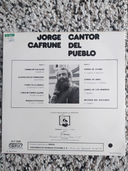 Discos de vinilo: LP Jorge Cafrune - Foto 2