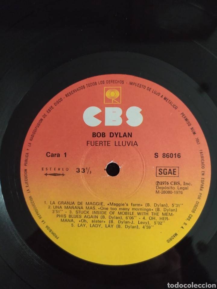 Discos de vinilo: LP Bob Dylan - Foto 3
