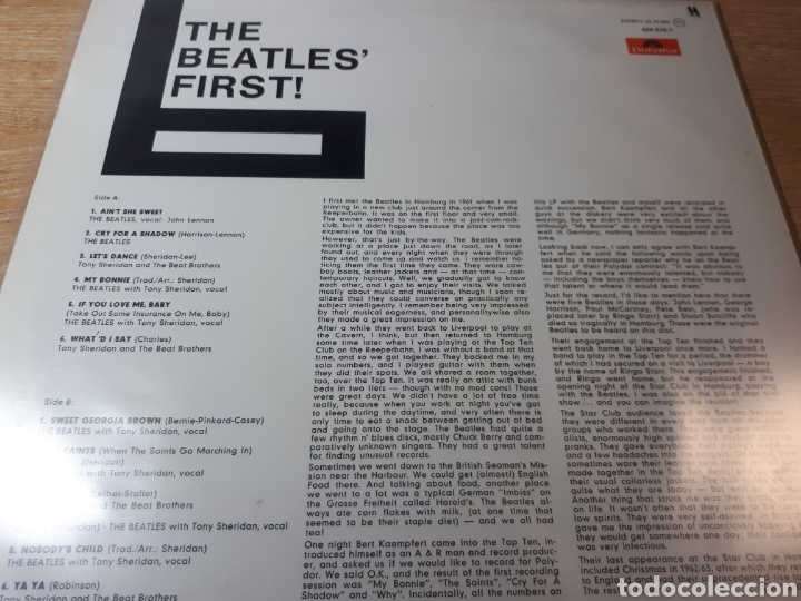 Discos de vinilo: THE BEATLES FIRST - Foto 2