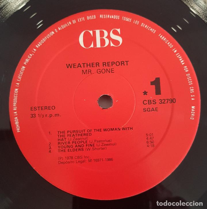 Discos de vinilo: WEATHER REPORT / MR.GONE - Foto 3