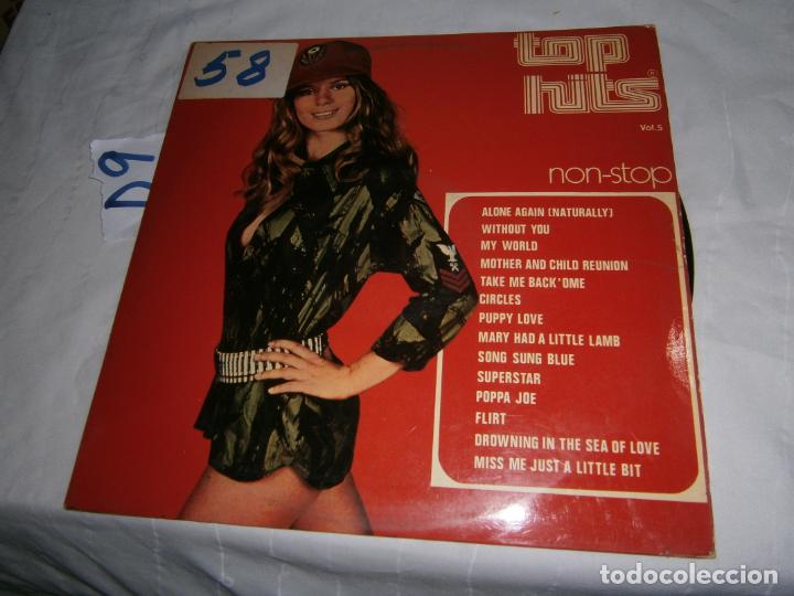 Discos de vinilo: ANTIGUO DISCO VINILO - TOP HITS - Foto 1