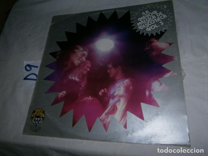 Discos de vinil: ANTIGUO DISCO VINILO - LA MEJOR MUSICA DE DISCOTECA 3