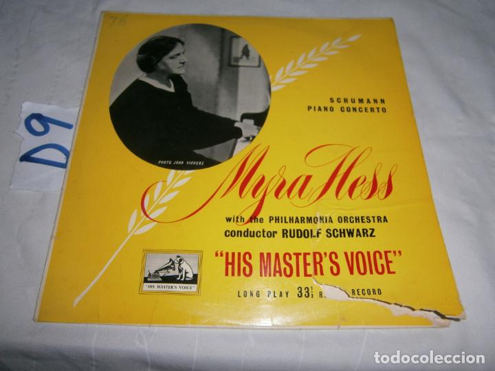 Dischi in vinile: ANTIGUO DISCO VINILO - MYRA HESS