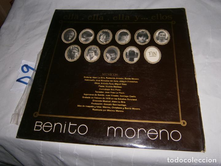 Discos de vinilo: ANTIGUO DISCO VINILO - BENITO MORENO - Foto 1