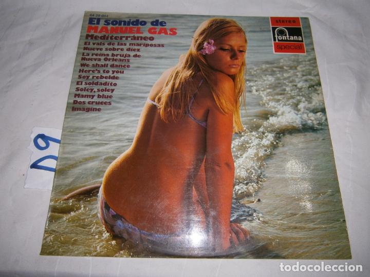 Discos de vinilo: ANTIGUO DISCO VINILO - MANUEL GAS - Foto 1