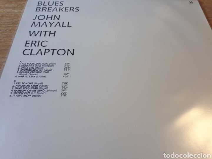 Discos de vinilo: JOHN MAYALL BLUES BREAKERS WITH ERIC CLAPTON - Foto 2