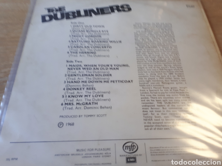 Discos de vinilo: THE DUBLINERS 1968 - Foto 2