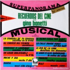 Discos de vinilo: GINO BONETTI ‎- RECUERDOS DEL CINE POR GINO BONETTI - LP SPAIN 1967 - CEM/MICROFON CEM-3301