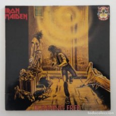 Discos de vinilo: IRON MAIDEN ‎– RUNNING FREE · SANCTUARY 2 VINYLS 12'' LIMITED EDITION UK,1990 EMI. Lote 255632745