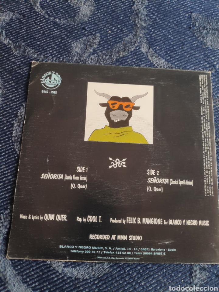 Discos de vinilo: Single vinilo - Eva Santamaria - Se&ntilde;orita - Foto 2