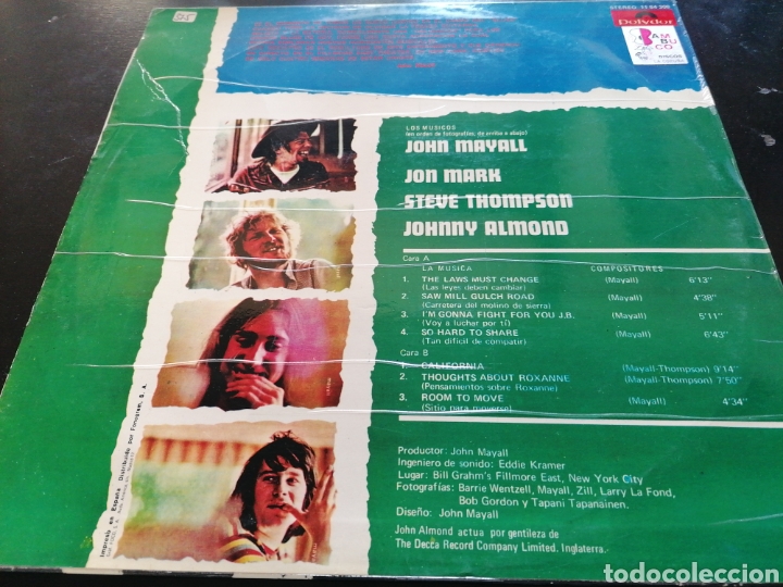 Discos de vinilo: John Mayall - The turning point LP - Foto 2