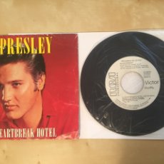 Discos de vinilo: ELVIS PRESLEY - HEARTBREAK HOTEL - PROMO SINGLE 7” - 1988 RCA SPAIN. Lote 256016880