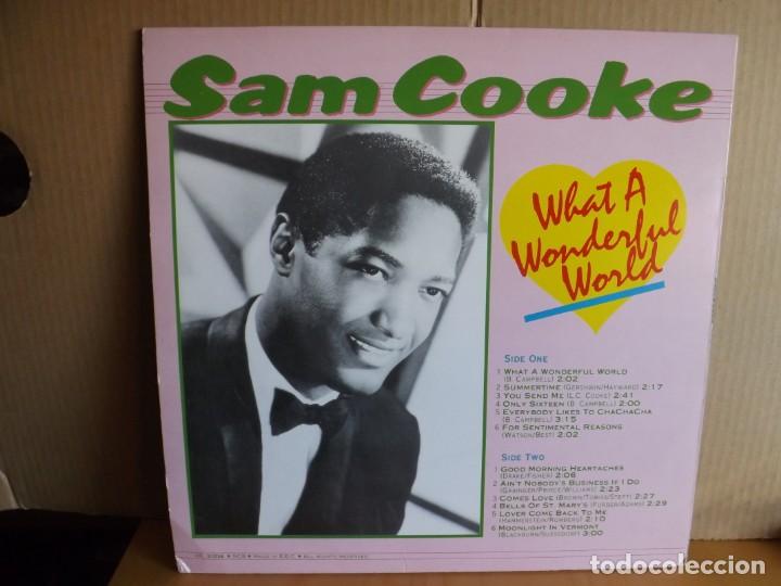 Discos de vinilo: SAM COOKE ---- WHAT A WONDERFUL WORLD - Foto 2