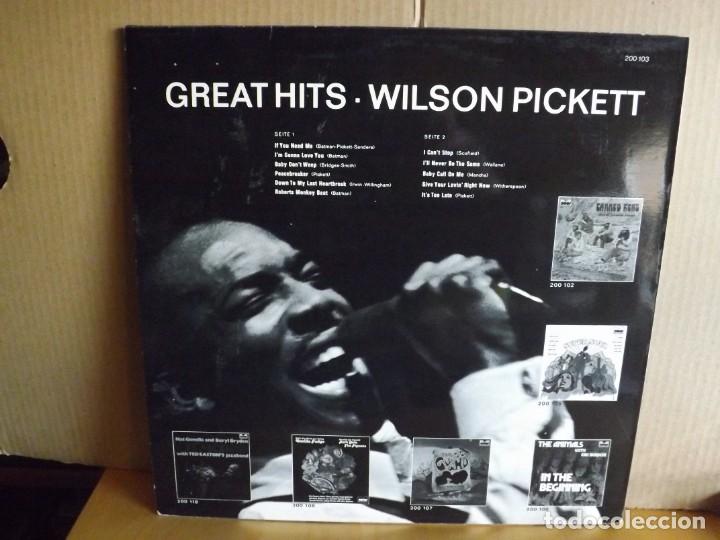 Discos de vinilo: WILSON PICKETT ---- GREAT HITS - Foto 2