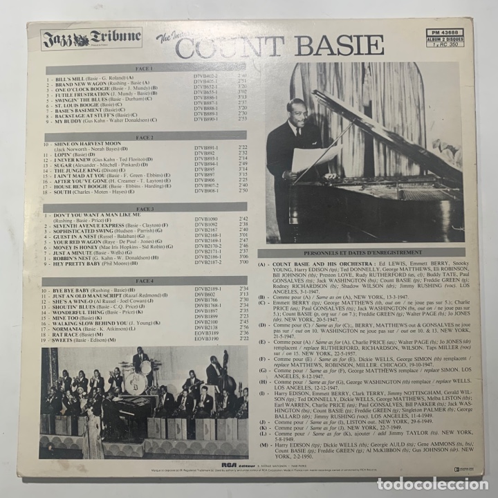 Discos de vinilo: DOBLE LP GATEFOLD Count Basie &lrm;&ndash; The Indispensable Count Basie DE 1982 - Foto 3