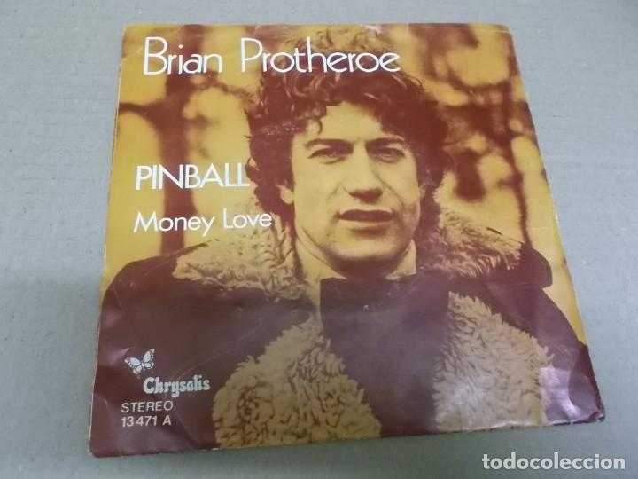 Discos de vinilo: BRIAN PROTHEROE (SN) PINBALL A&Ntilde;O 1974 - Foto 1
