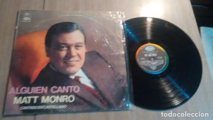 Discos de vinilo: DISCO VINILO - MATT MONRO - ALGUIEN CANT&Oacute; - Foto 1