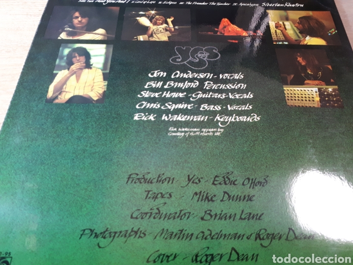 Discos de vinilo: YES CLOSE TO THE EDGE - Foto 2