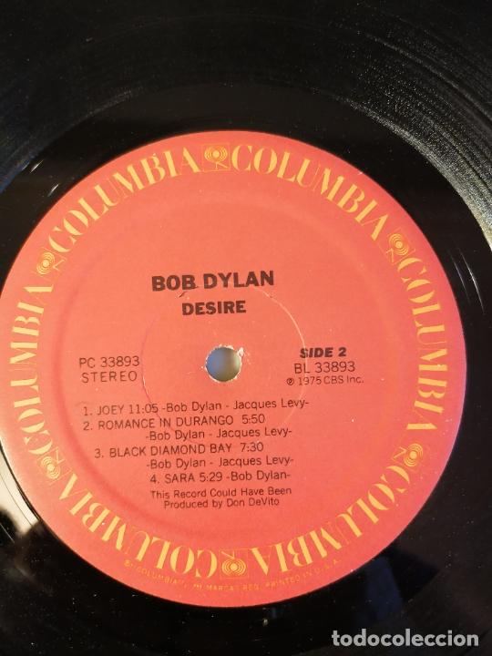 Discos de vinilo: BOB DYLAN - DESIRE - Foto 6